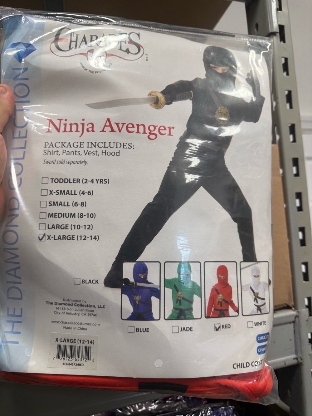 Ninja Avenger Kids Costume -